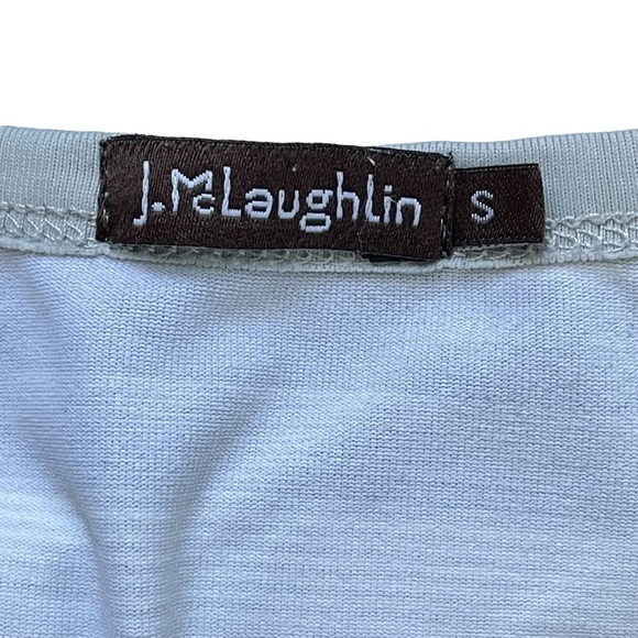 J McLaughlin Dress Womens Small Catalina Cloth Stripe Print Casual Coastal Beach - Picture 11 of 12